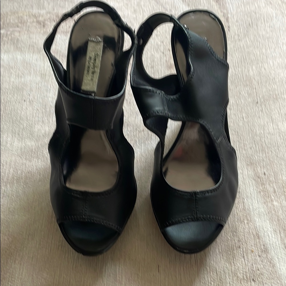 Black Platform Women's Sandals